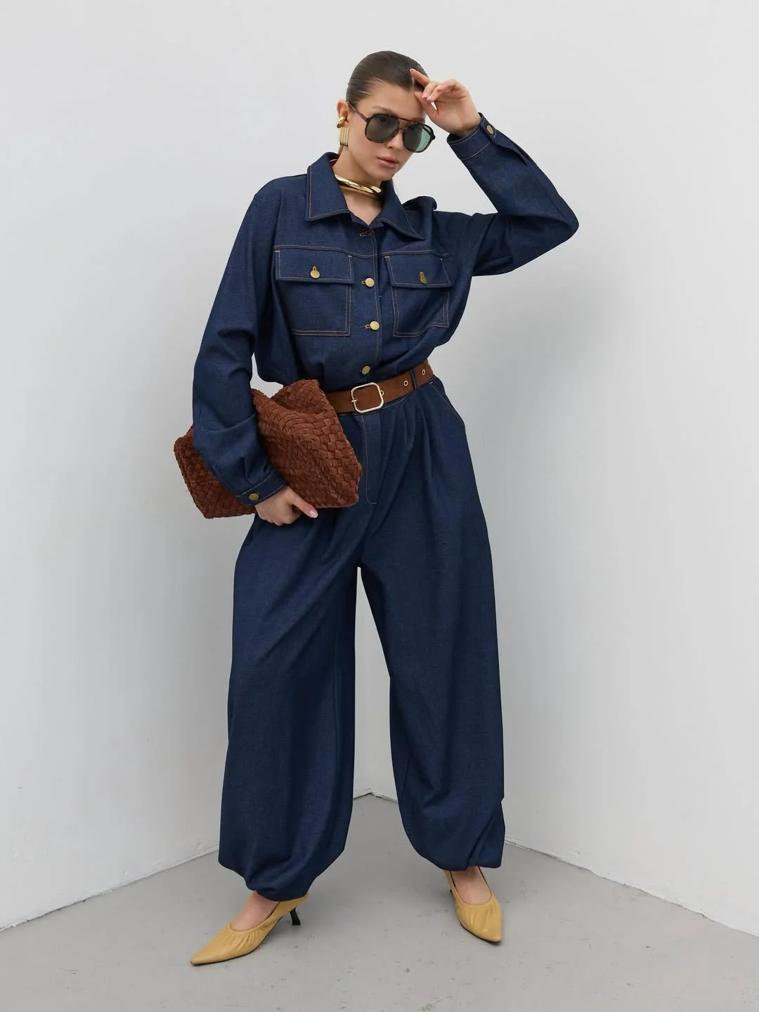 stylish fall all denim outfits for women 2026 Relaxed Barrel-Leg Denim for Effortless Fashion Energy