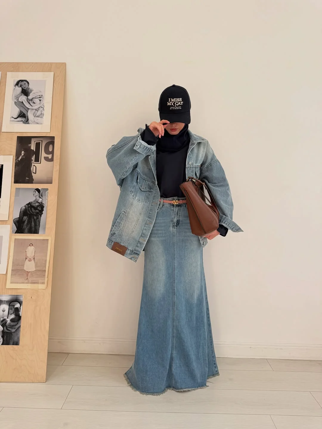 stylish fall all denim outfits for women 2026 Light-Wash Denim Layers for Casual Fall Days