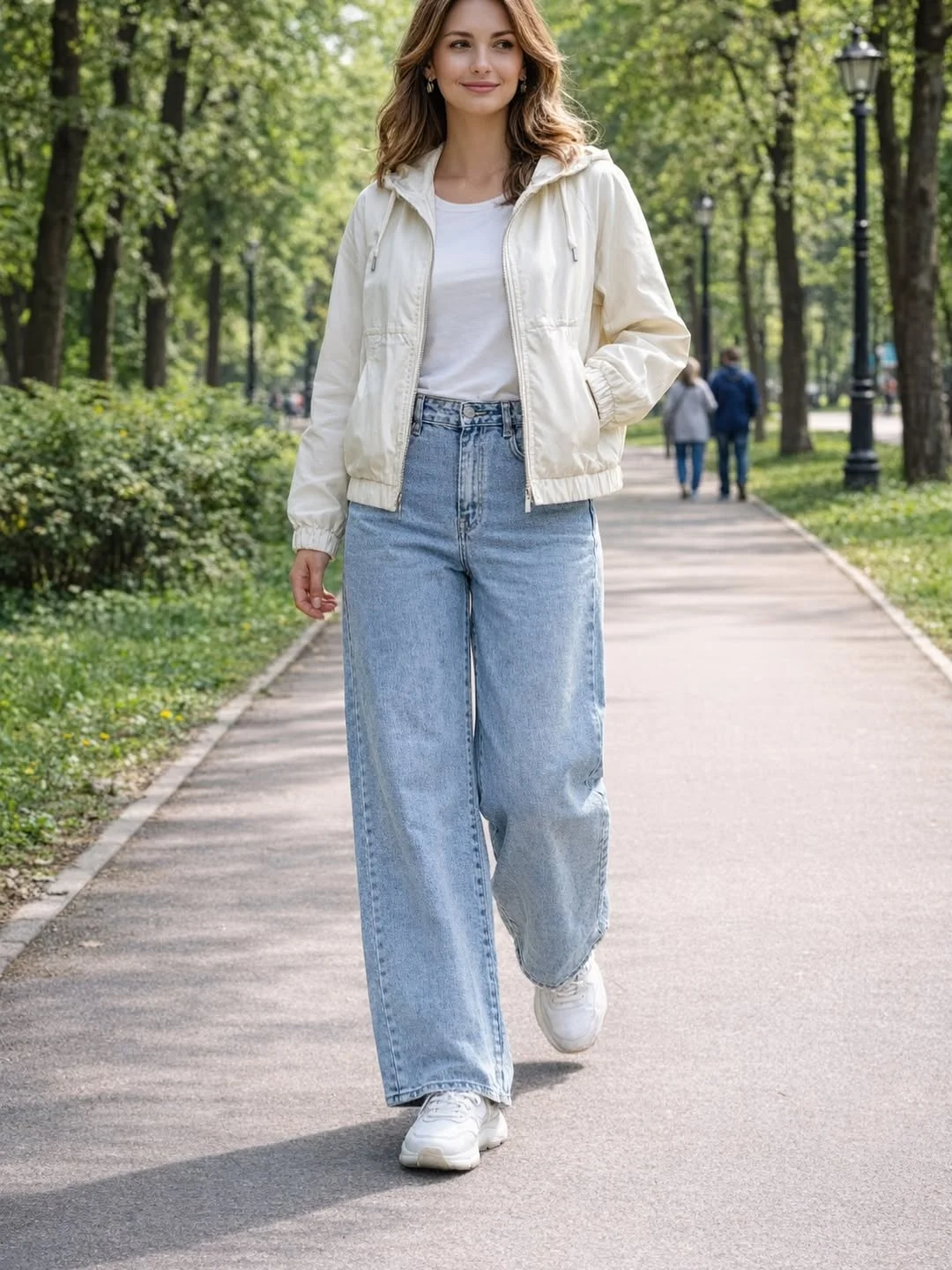 stylish fall outfits with jeans and sneakers 2026 The Easy Weekend Uniform for Early Fall
