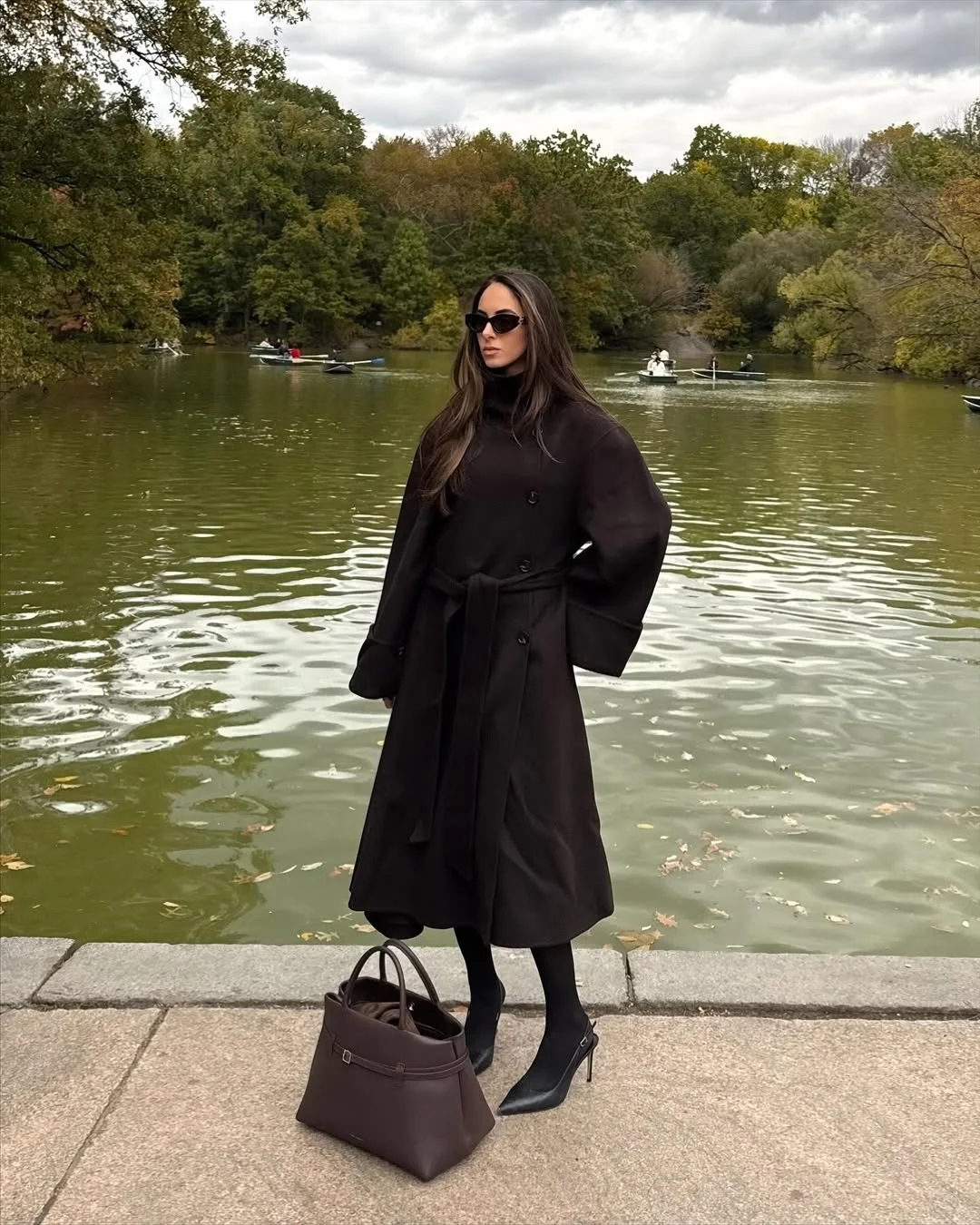 stylish fall street style nyc aesthetic 2026 The Return of the Modern Black Statement Coat