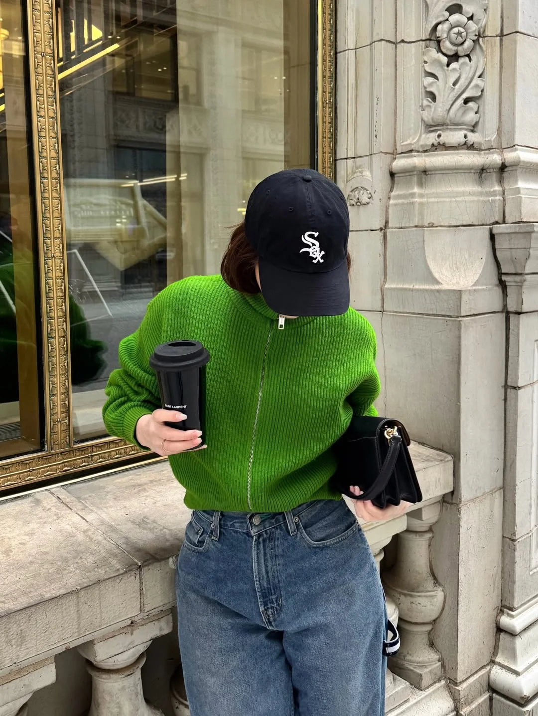 stylish fall street style nyc aesthetic 2026 Bright Knit Energy in Everyday Streetwear