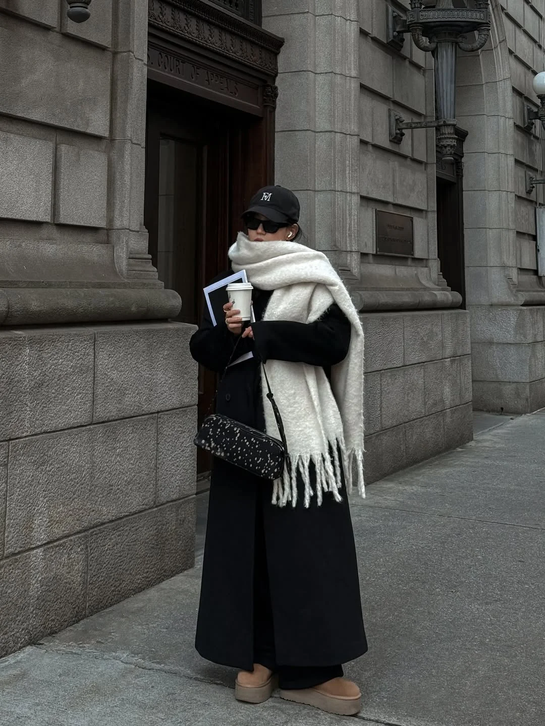 stylish fall street style nyc aesthetic 2026 Oversized Scarves and Relaxed City Layering