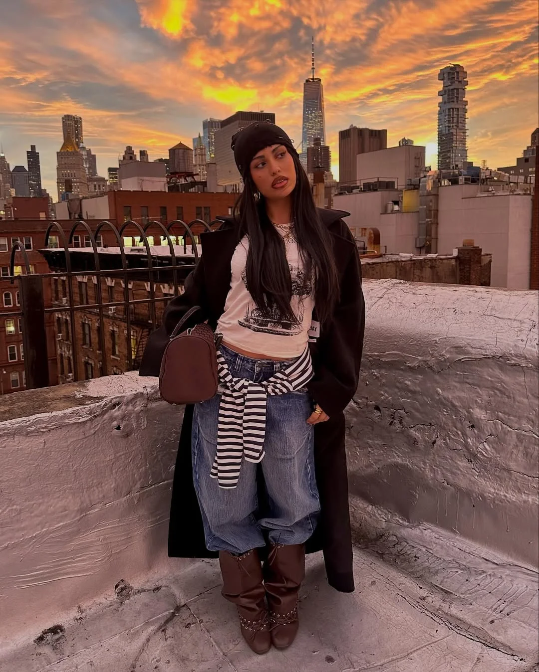stylish fall street style nyc aesthetic 2026 Downtown Y2K Layers With a Modern Edge