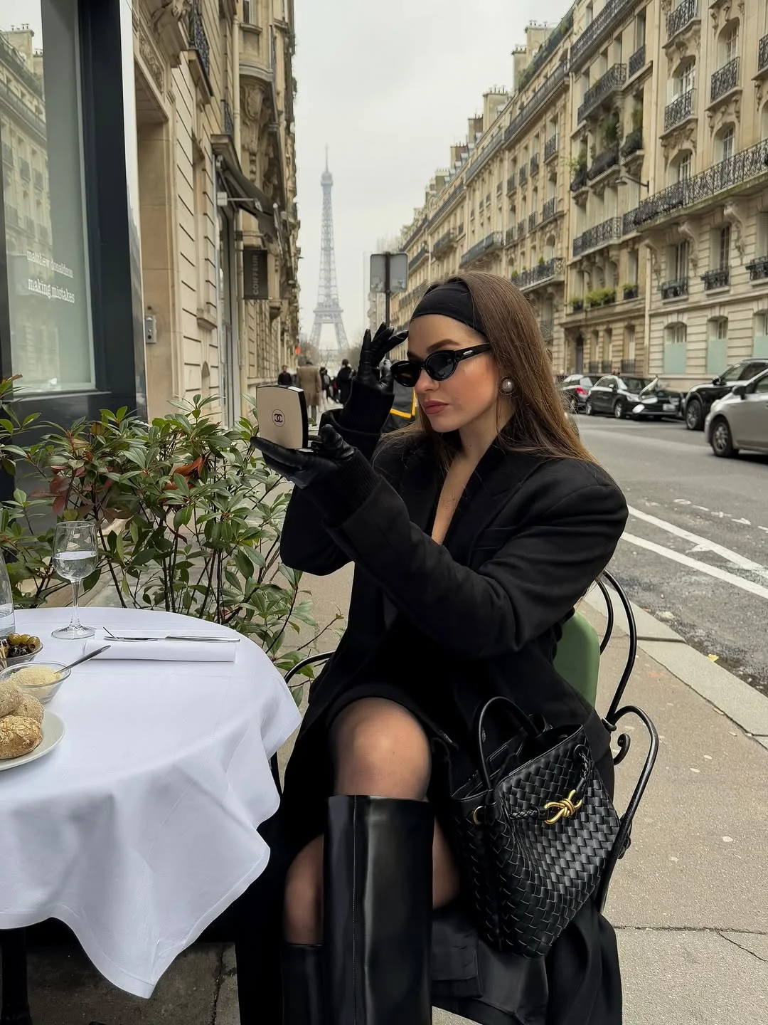 stylish fall travel wardrobe for women 2026 Parisian Noir With Modern Power Dressing
