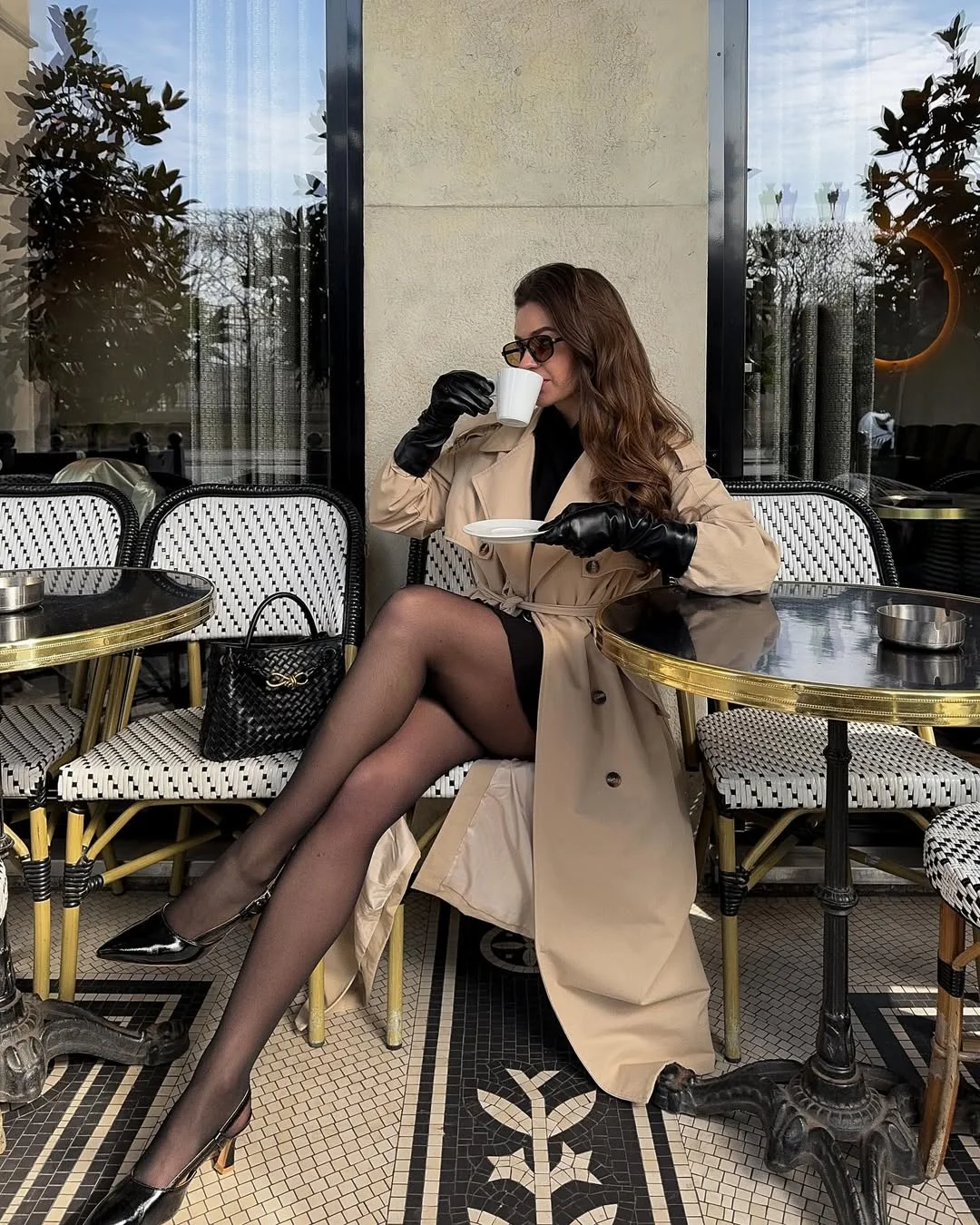 stylish fall travel wardrobe for women 2026 Effortless Trench Coat Styling for Café Mornings