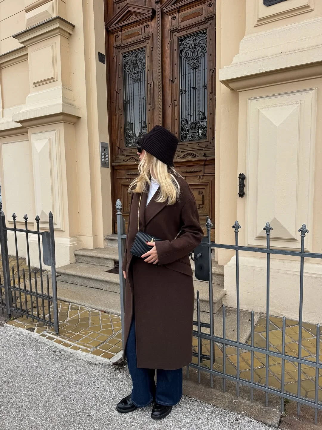 stylish fall travel wardrobe for women 2026 Chocolate Brown Outerwear for Cooler Days