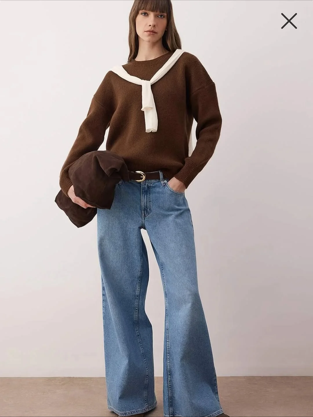 stylish fall travel wardrobe for women 2026 Relaxed Knitwear and Denim Essentials