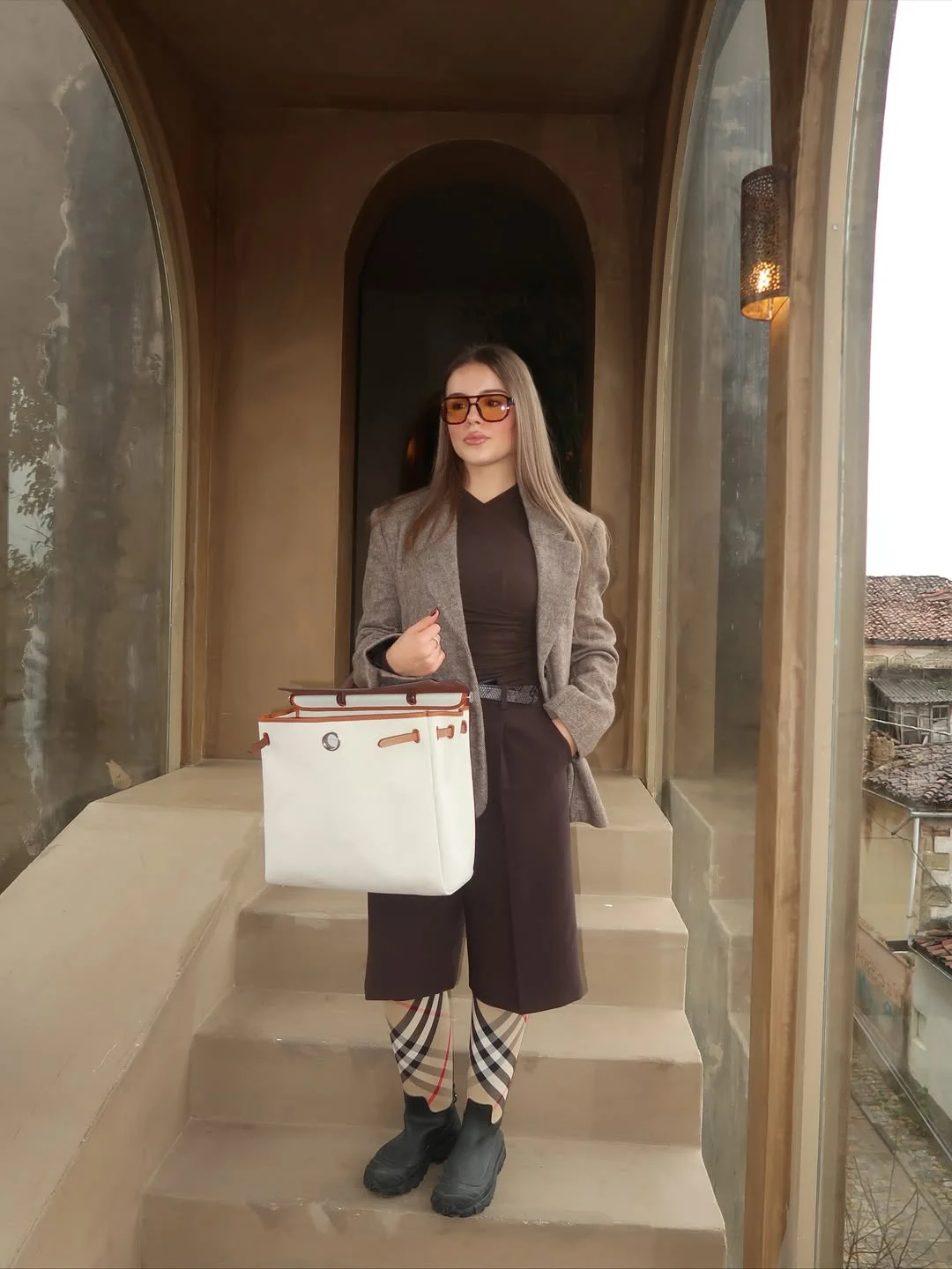stylish fall travel wardrobe for women 2026 Heritage Elegance With Contemporary Contrast