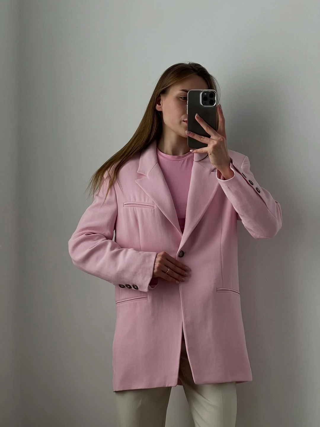 stylish fall work outfits 2026 Pink Blazer For Bright Early Fall Days