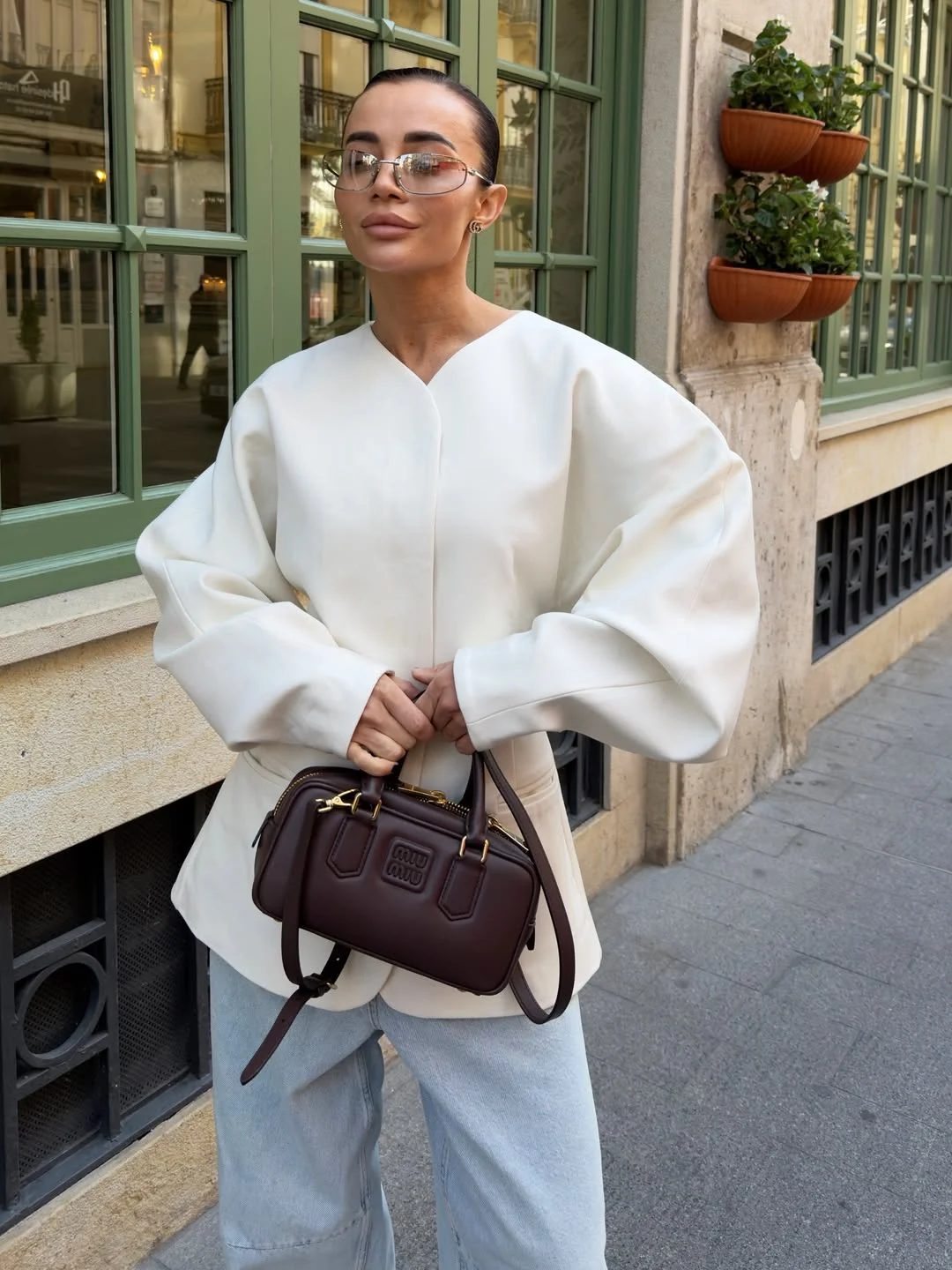 stylish fall work outfits 2026 Modern Volume With Relaxed Denim
