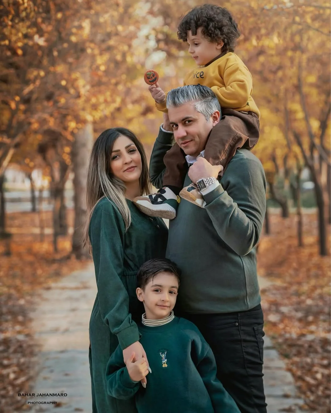 timeless fall family picture outfits 2026 Olive Green Minimalism for Modern Families