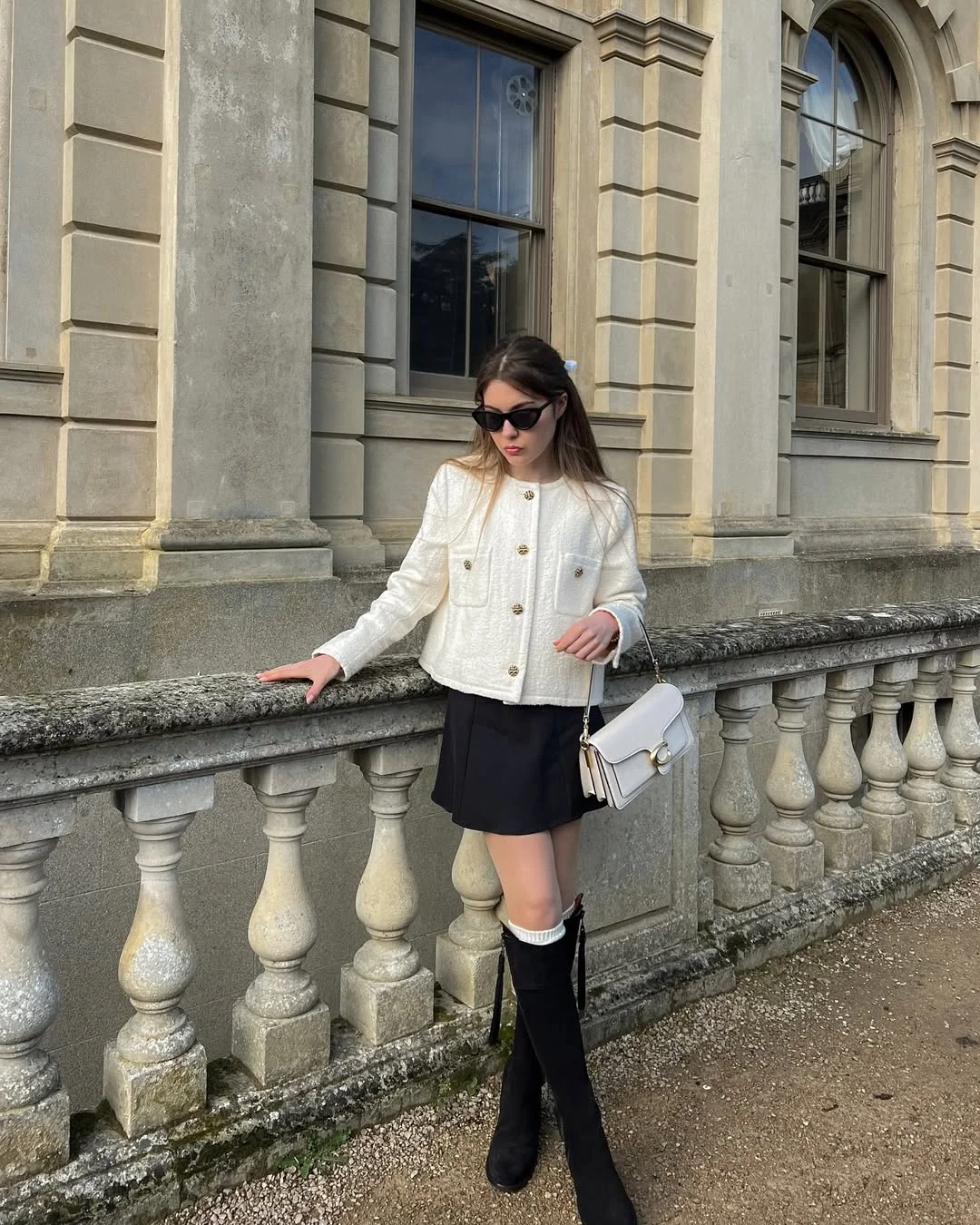 trendy back to school outfits 2026 Modern Black and White School Chic