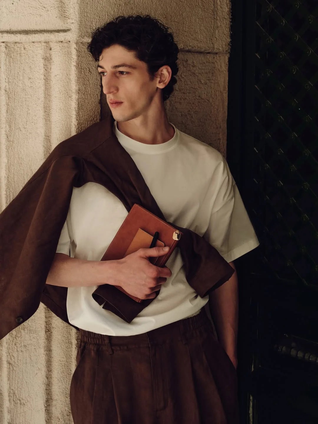 stylish early fall outfits ideas 2026 Rich Brown Tailoring Meets Minimalist Essentials