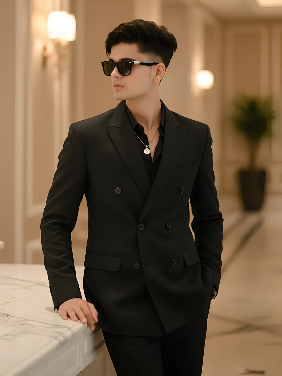 stylish early fall outfits ideas 2026 The Modern Black Suit With Minimalist Confidence