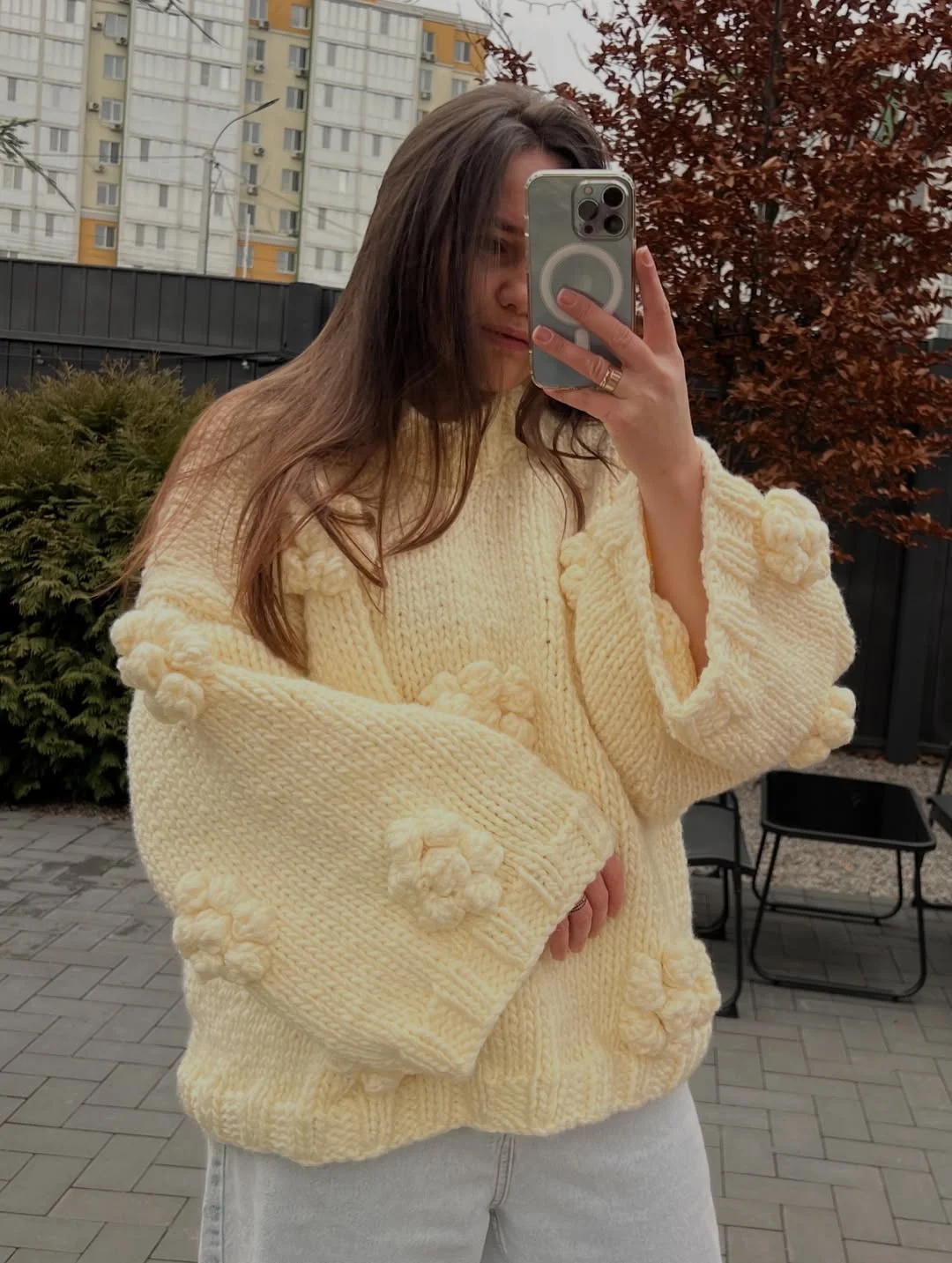 trendy fall outfits with sweater 2026 Soft Butter Knit For Cozy Autumn Days