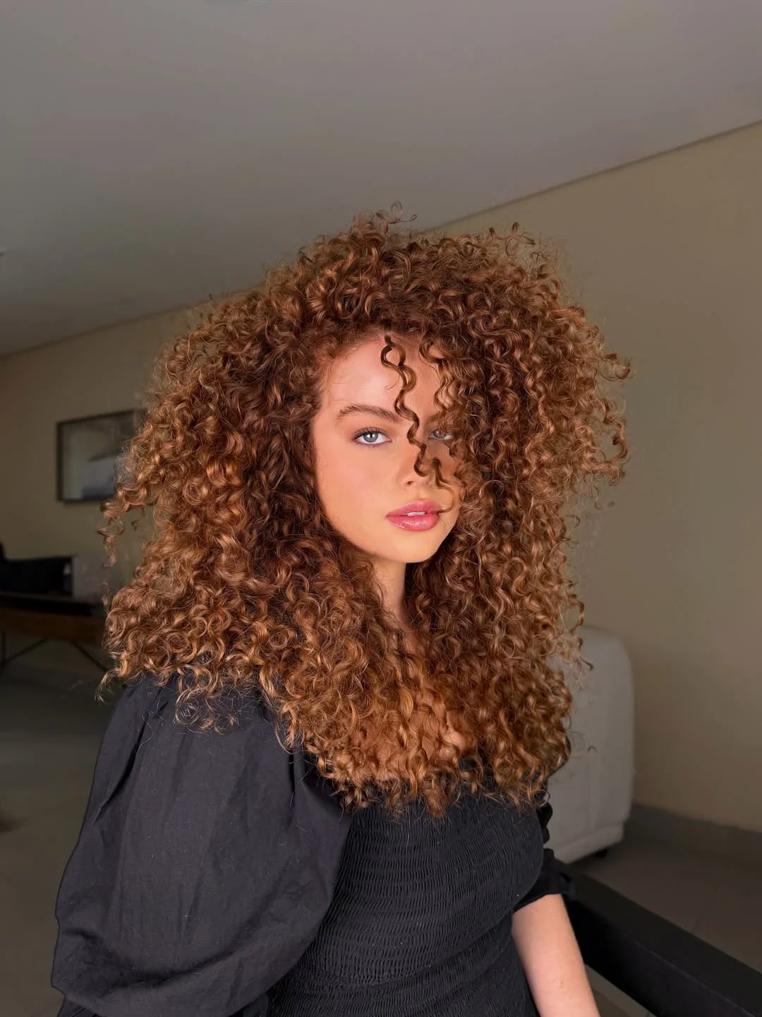 trendy july hair colour ideas 2026 Rich Cinnamon Copper For Defined Natural Texture