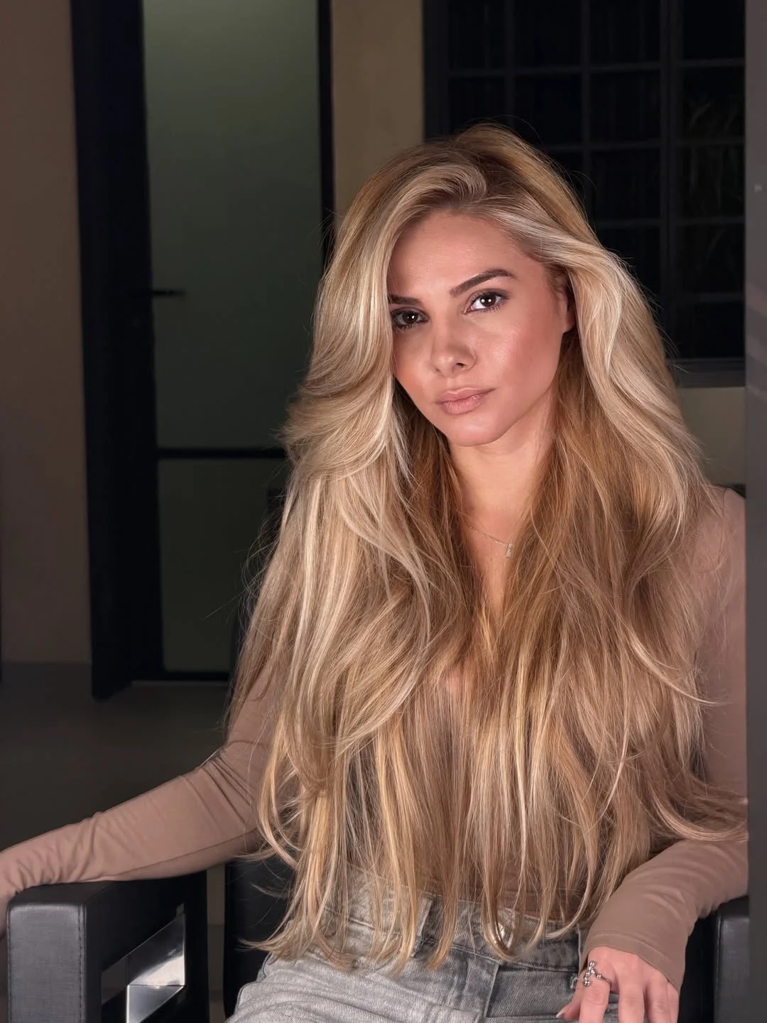 trendy july hair colour ideas 2026 Buttercream Blonde With Luxurious Volume