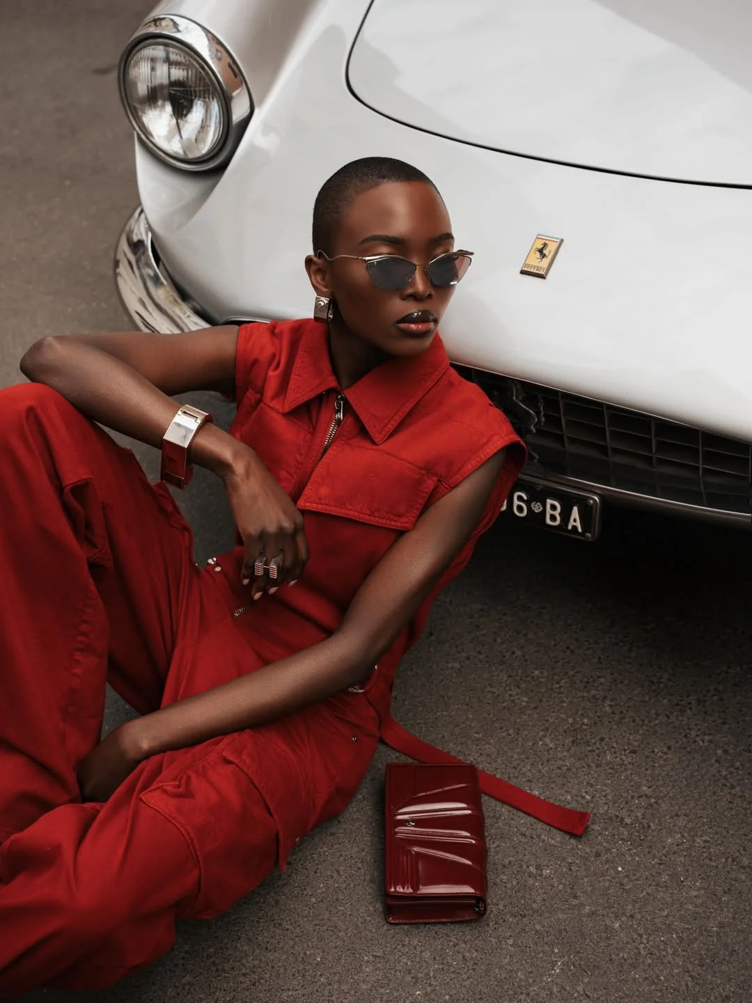 trendy summer to fall outfits 2026 Deep Red Utility Pieces Feel Strong and Sophisticated