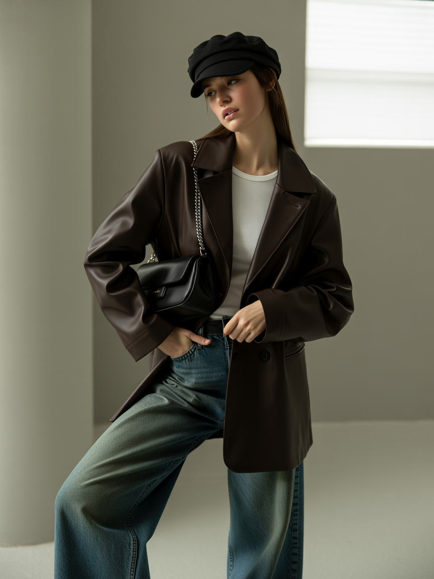 Leather Jacket Outfits Women 2026 That Make Every Look Effortlessly Chic
