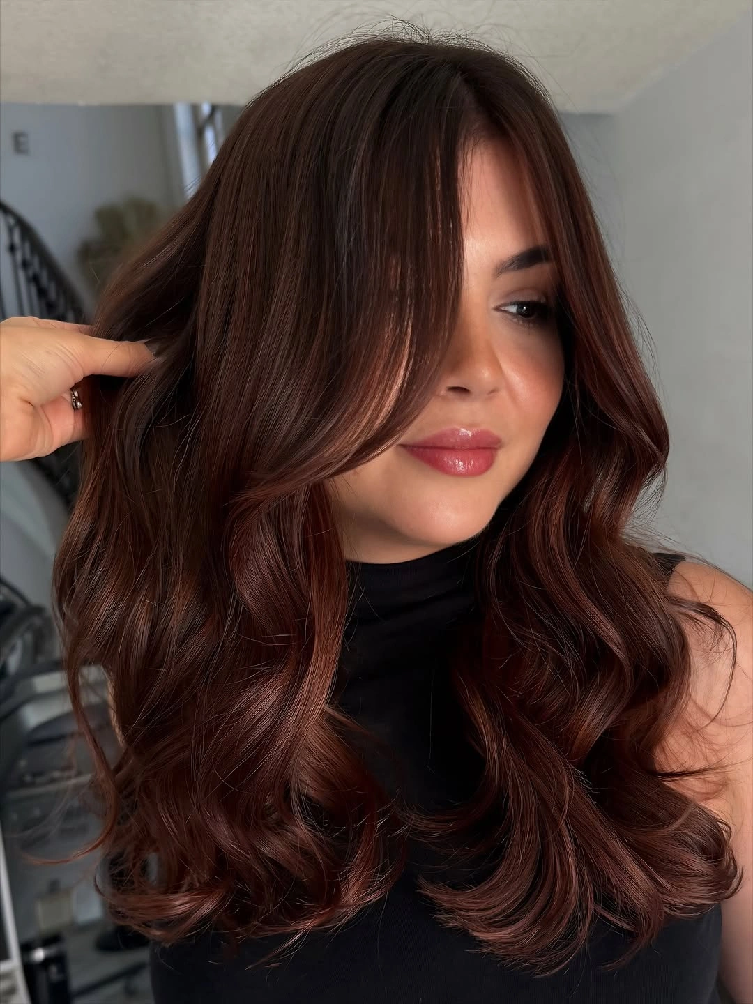 beautiful chestnut brown hair color Glossy Chocolate Chestnut Volume