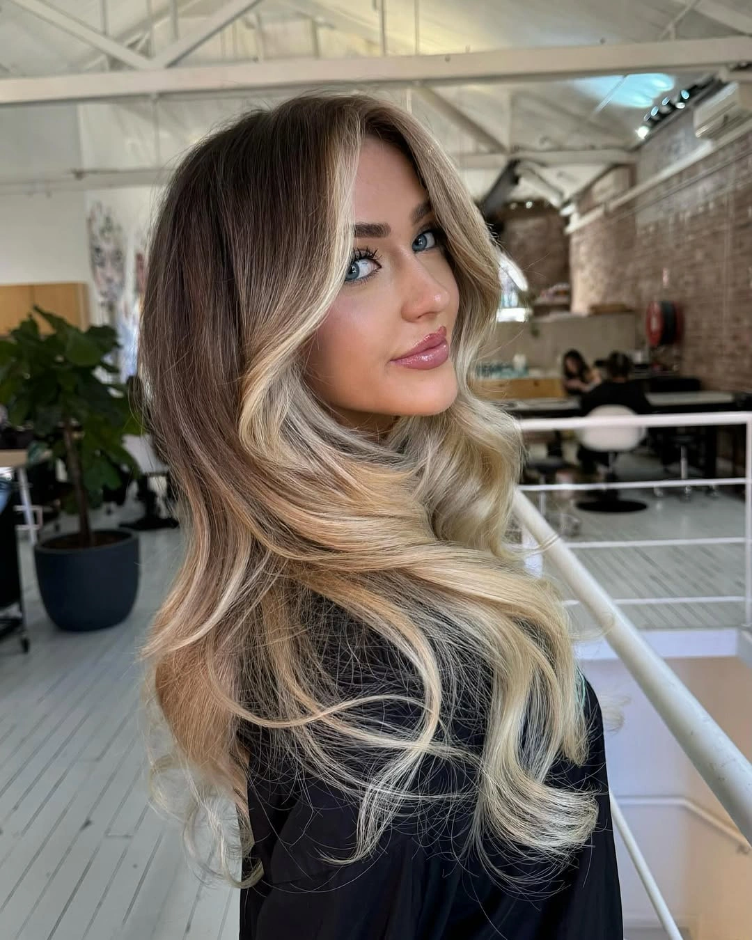 beautiful dirty blonde hair color Dimensional Blonde Blend with Bright Contour Highlights