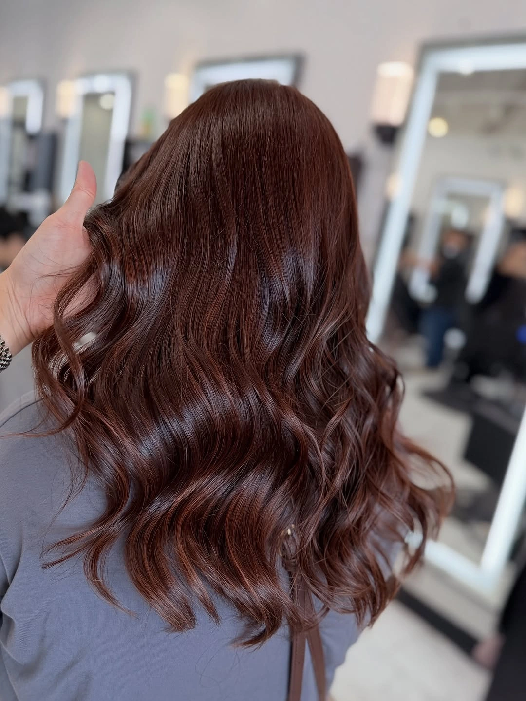 beautiful fall hair colour ideas 2026 Velvet Chocolate Waves
