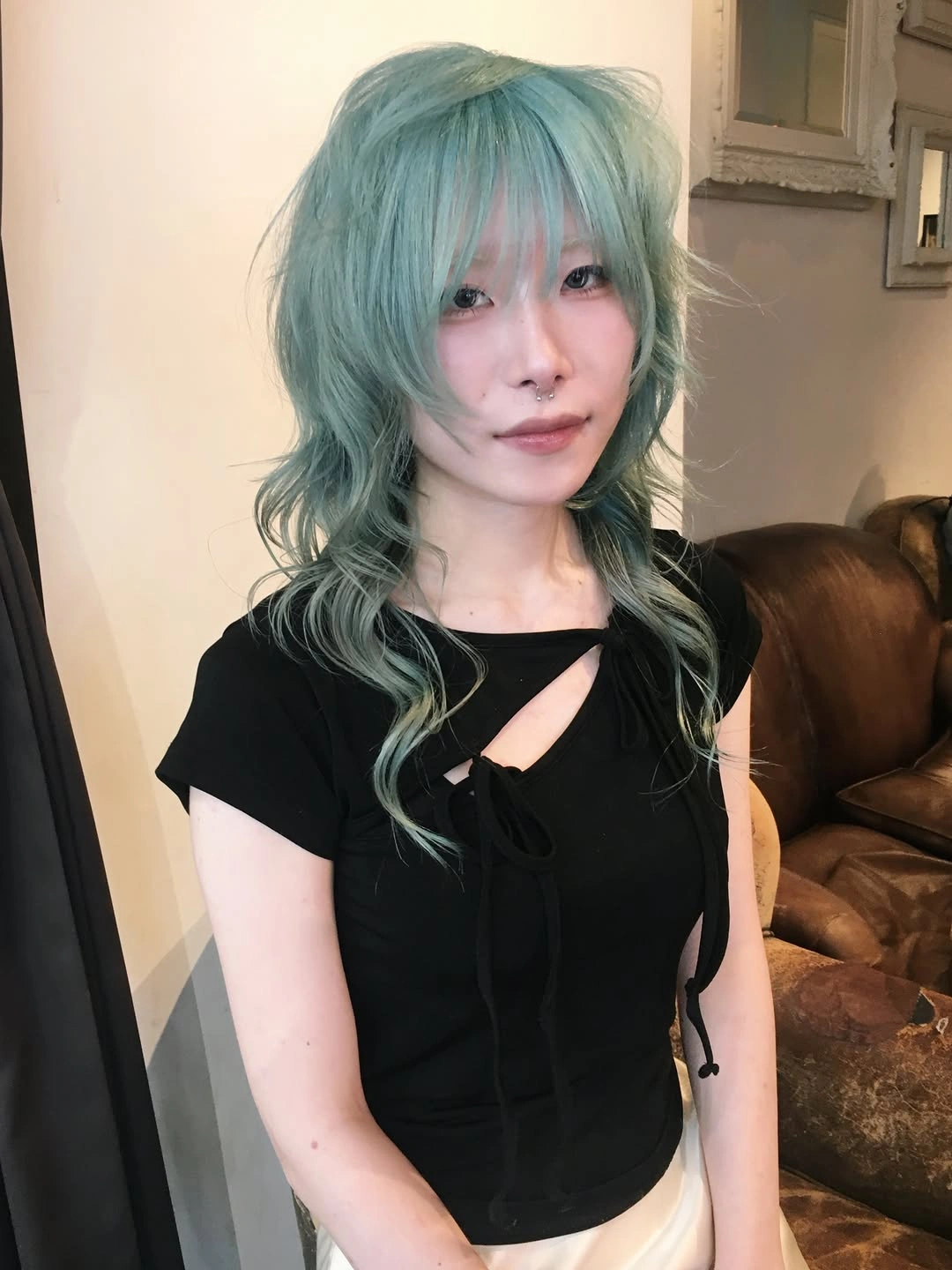 beautiful fall hair colour ideas 2026 Mint Frost Creative Color