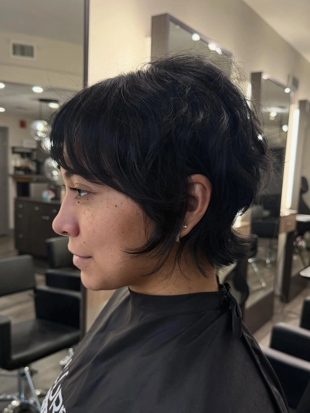 chic bixie haircut Soft Shaggy Bixie With Wispy Bangs