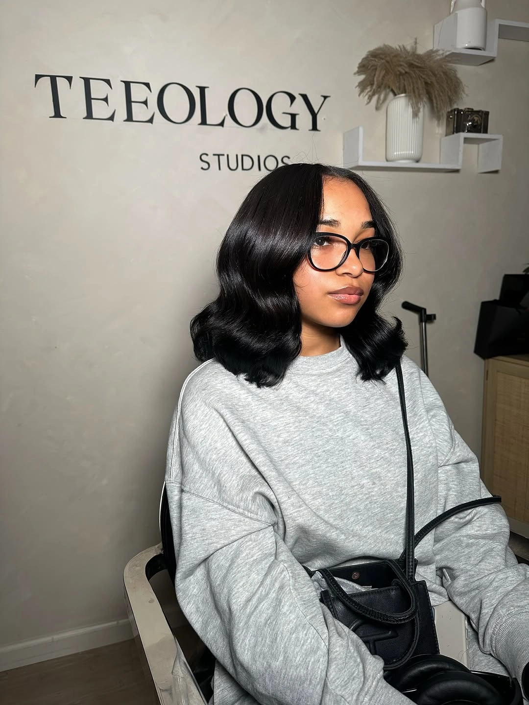 chic bob hairstyles for black women Classic Wavy Bob With Everyday Glamour