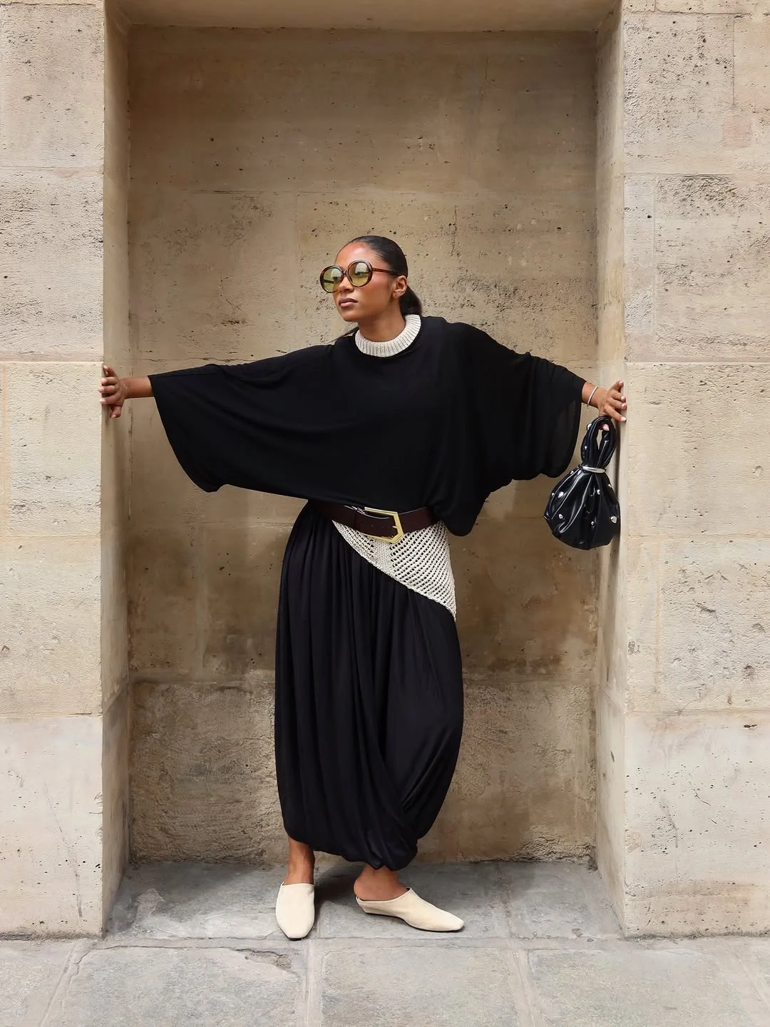fall brunch outfits 2026 Artistic Black And Cream Styling