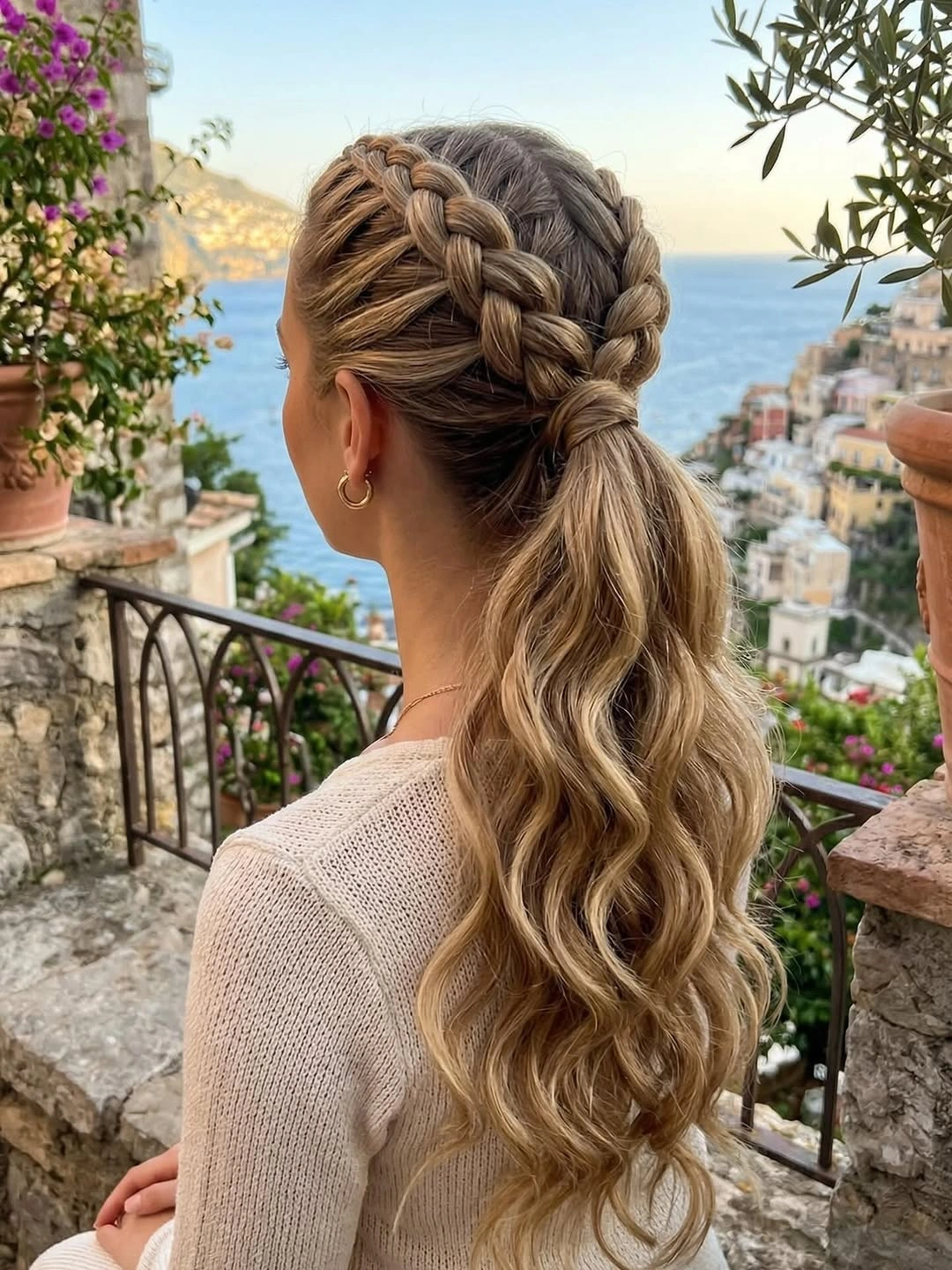 fall hairstyles 2026 Braided Ponytail With Coastal Charm