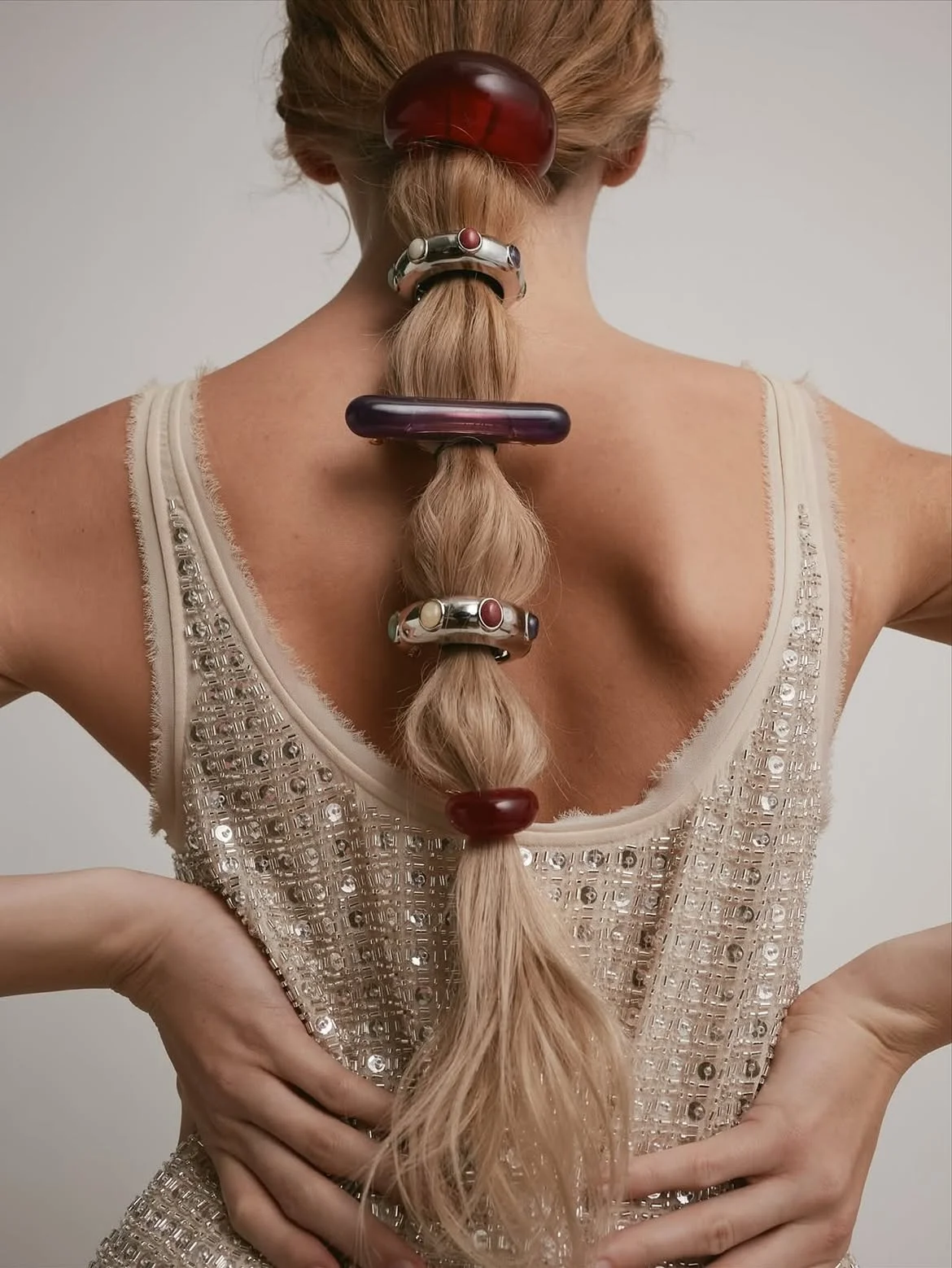 fall hairstyles for office 2026 The Accessorized Bubble Ponytail With Modern Flair