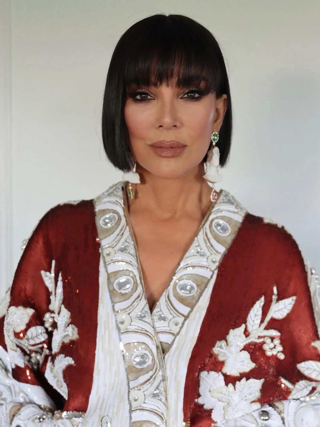 fall hairstyles for short hair 2026 Classic French Bob With Full Bangs