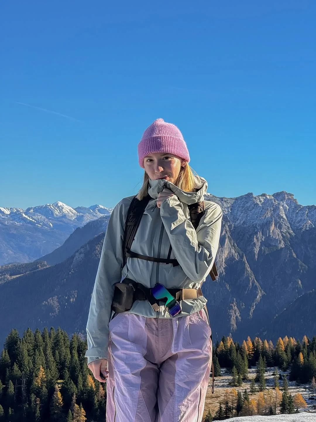 fall hiking outfits 2026 Pastel Performance Pieces That Brighten Crisp Autumn Days