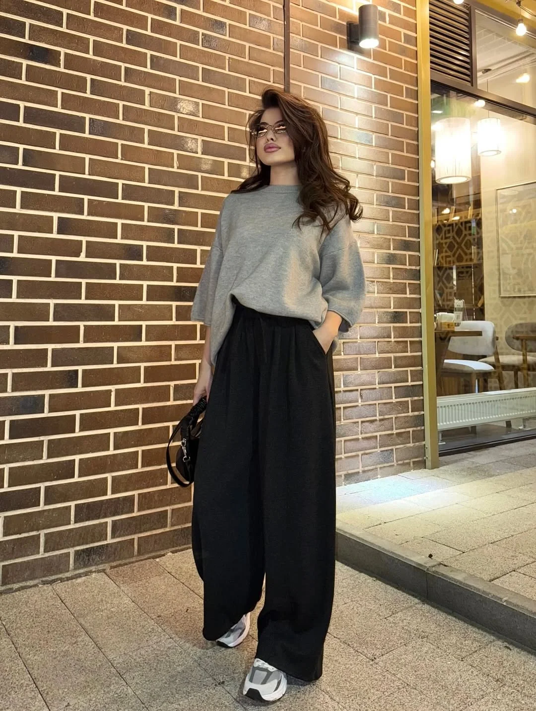 fall outfits wide leg trousers 2026 Relaxed Monochrome Style For Everyday Comfort