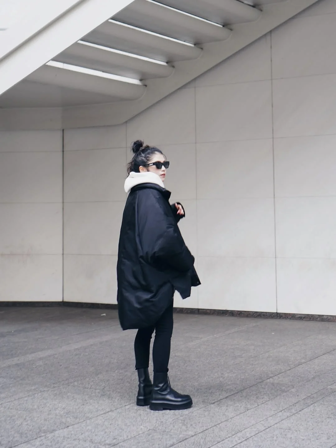 fall outfits with ankle boots 2026 Minimal Cold Weather Layers With Black Boots