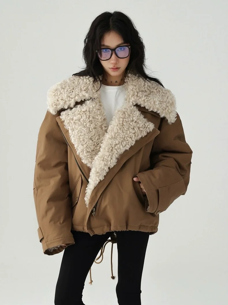 fall outfits with bombers 2026 Oversized Shearling Bomber That Makes Neutral Layers Feel Luxurious