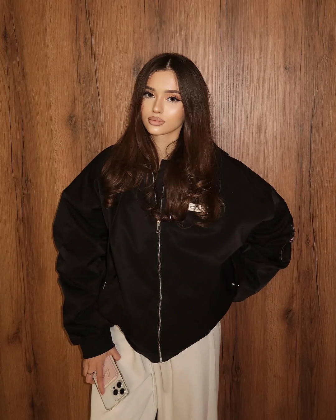 fall outfits with bombers 2026 Relaxed Black Bombers Prove Simplicity Can Still Feel Trendy