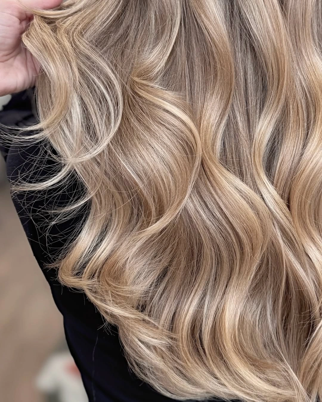gorgeous beige blond hair color Soft Beige Blonde with Seamless Dimensional Waves