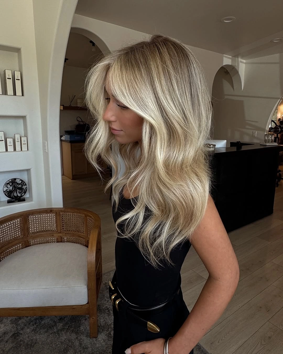 gorgeous beige blond hair color Classic Beige Blonde with Luxurious Movement