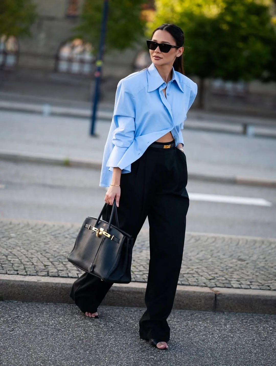 must-have fall outfits for women 2026 Relaxed Tailoring And Statement Black Trousers