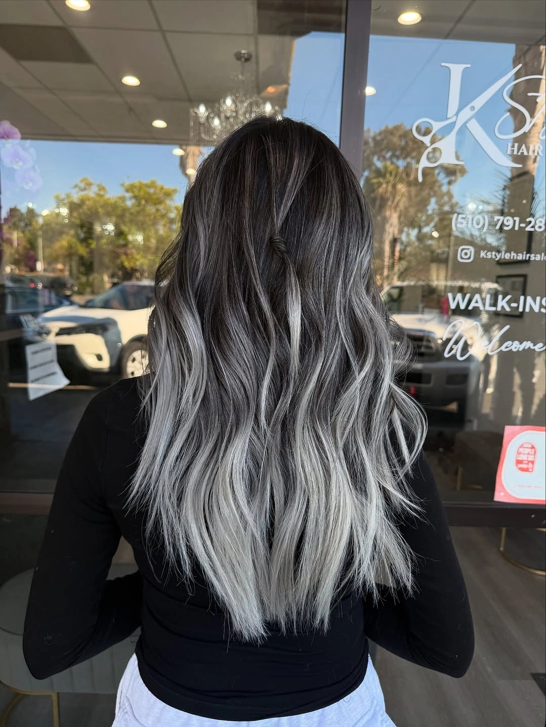 rich fall brunette hair colour 2026 Smoky Brunette Melt With Cool Blonde Ends