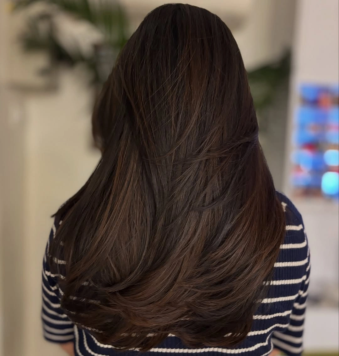rich fall brunette hair colour 2026 Classic Chocolate Layers With Soft Volume