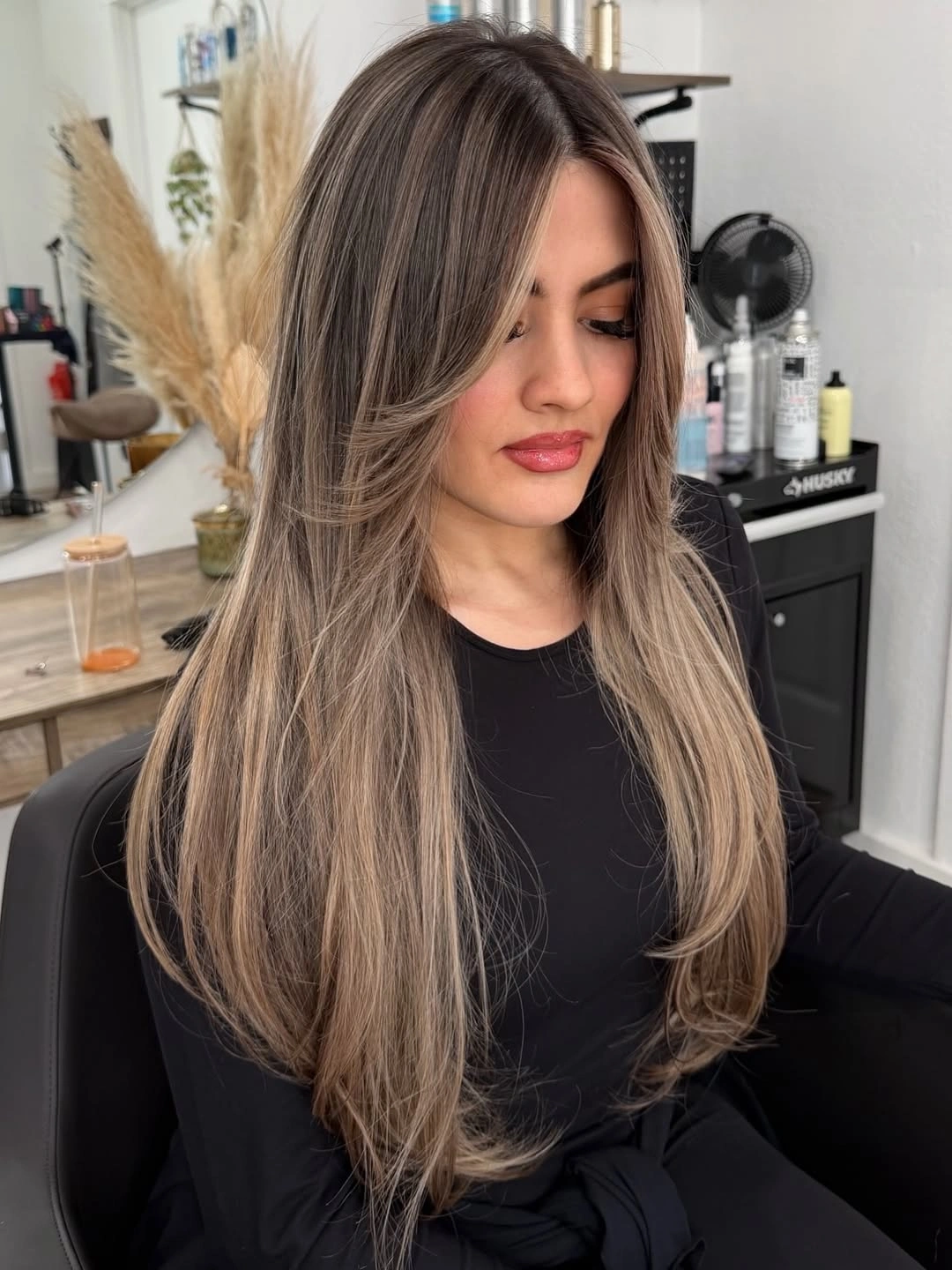 stunning fall blonde hair colour 2026 Cool Mushroom Blonde With Long Silky Layers