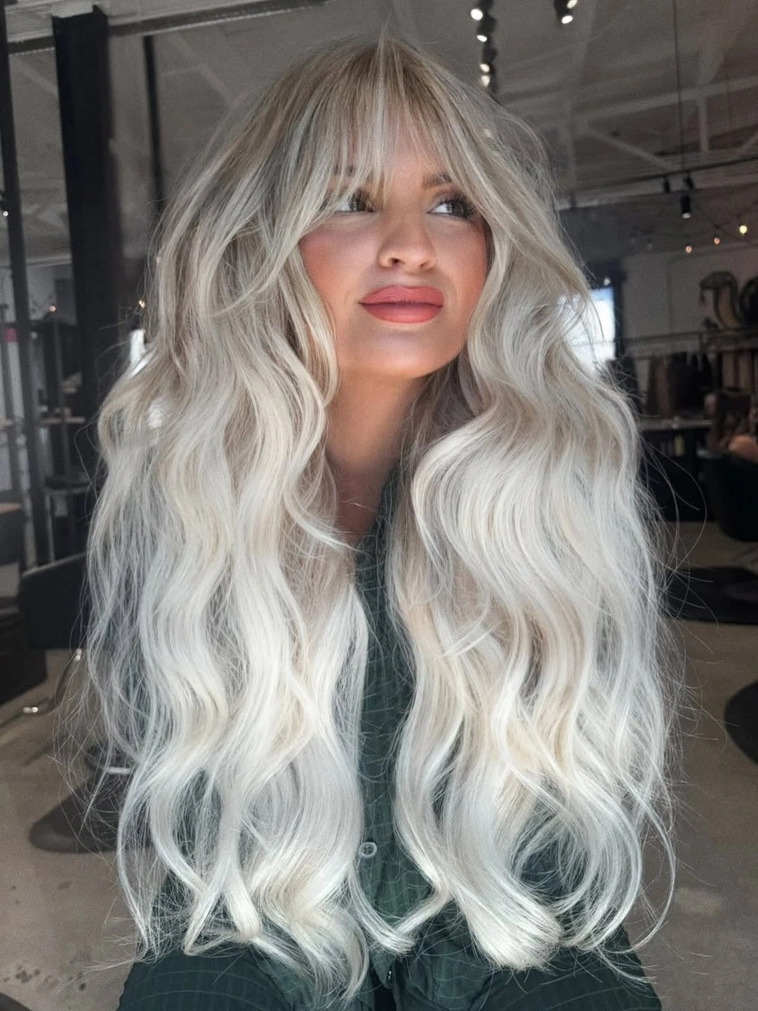 stunning fall blonde hair colour 2026 Bright Platinum Blonde With Airy Texture