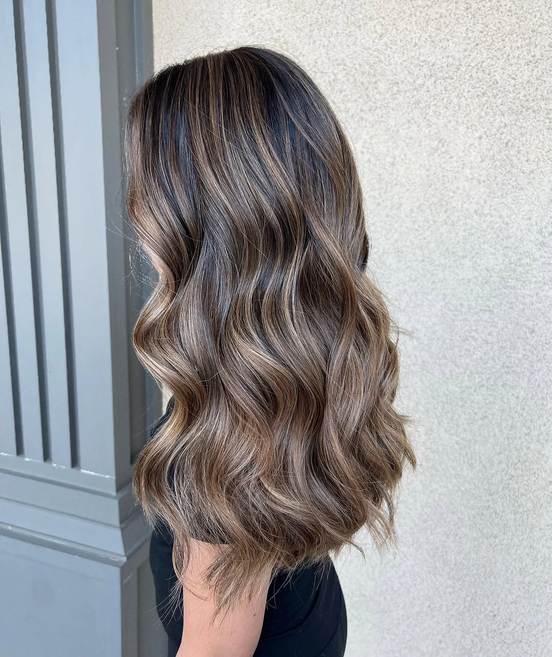 stylish babylights hair ideas Soft Mushroom Babylights for an Effortlessly Luxe Finish