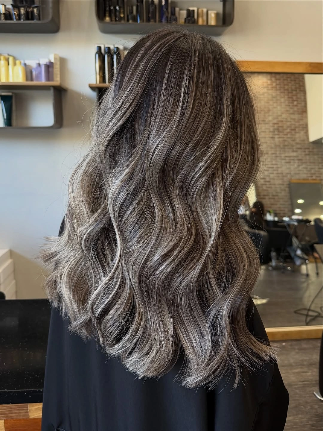 stylish babylights hair ideas Cool Brunette Dimension with Smoky Babylights