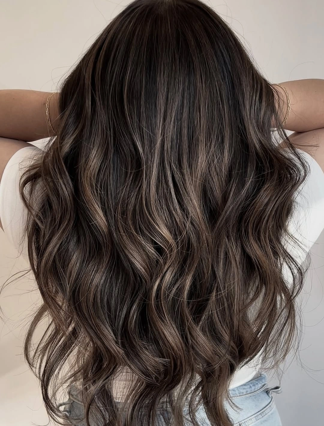 stylish babylights hair ideas Mocha Waves with Seamless Dimensional Babylights
