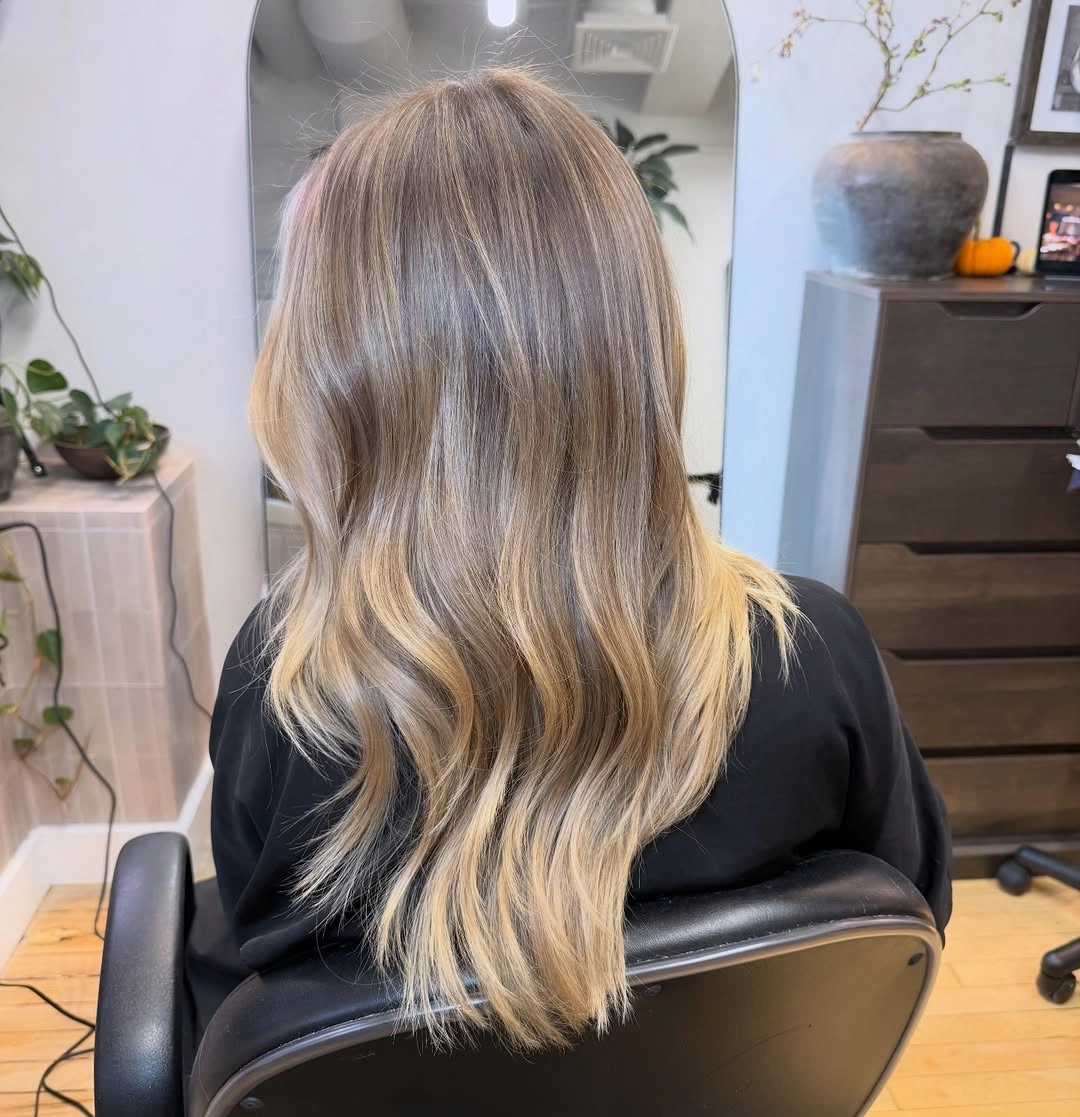stylish babylights hair ideas Soft Beige Blonde with Natural Dimension