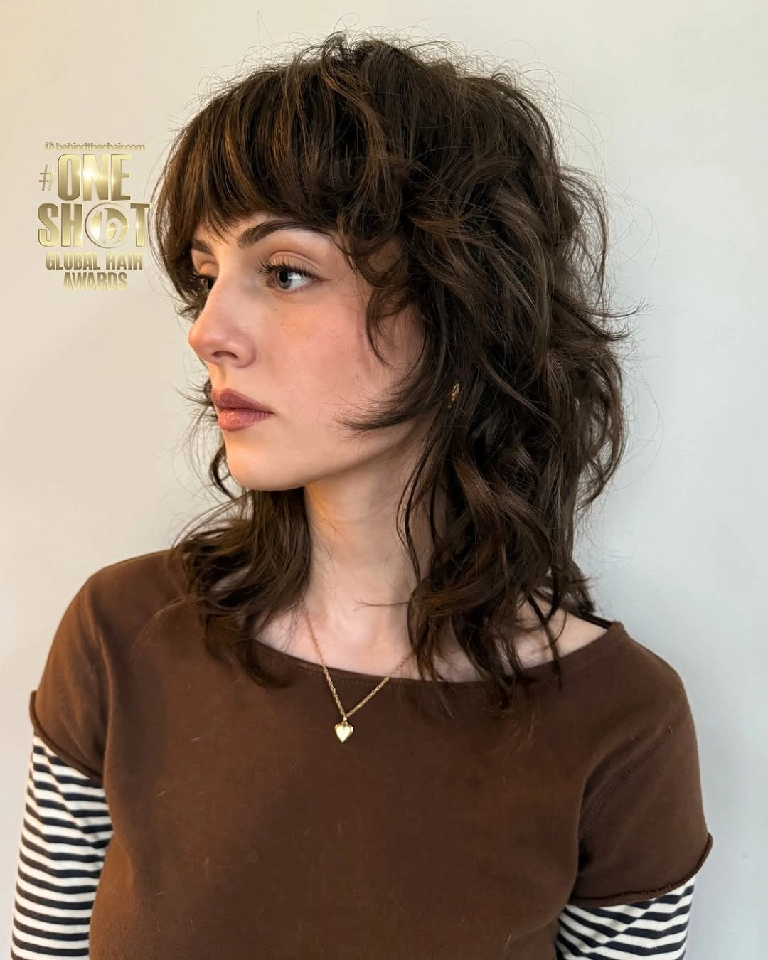 stylish choppy medium layered hair Soft Wavy Shag With Wispy Bangs